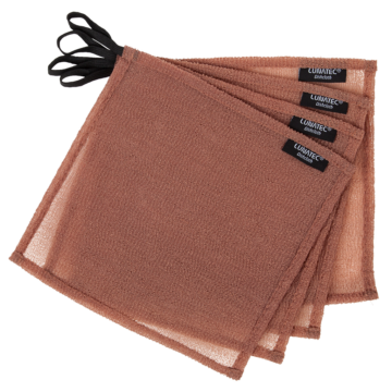 Brown odor-free dishcloth 4pack