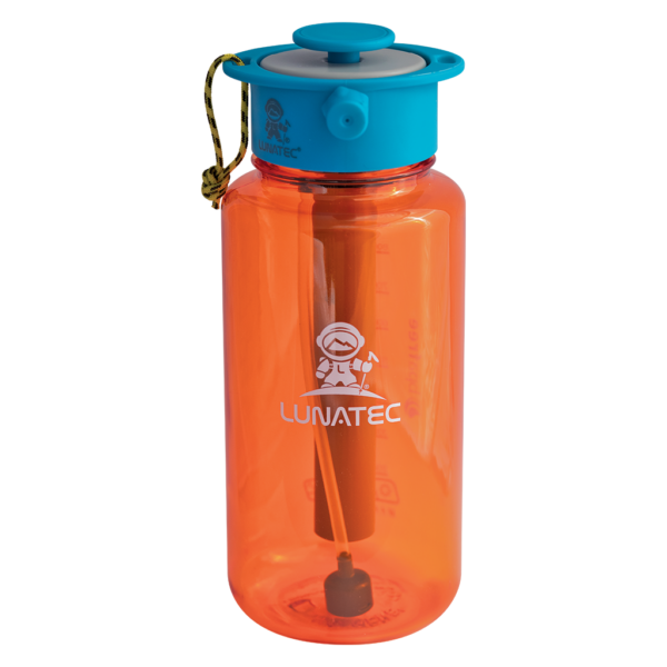Orange hydration spray water bottle